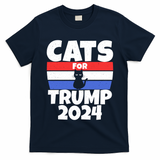 Cats For Trump 2024 Cat Owner Republican Cool Gift T-Shirt