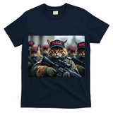 Cats For Trump Maga Army American Flag Patriotic Vote Trump Gift T-Shirt