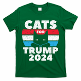 Cats For Trump 2024 Election T-Shirt