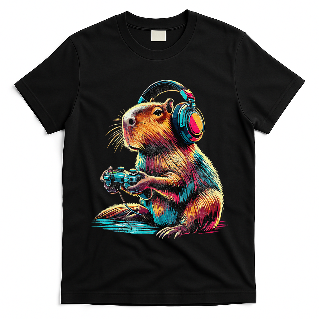 Capybara Funny Video Games Capybara T-Shirt