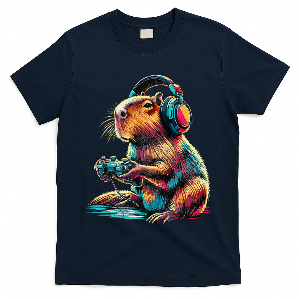 Capybara Funny Video Games Capybara T-Shirt