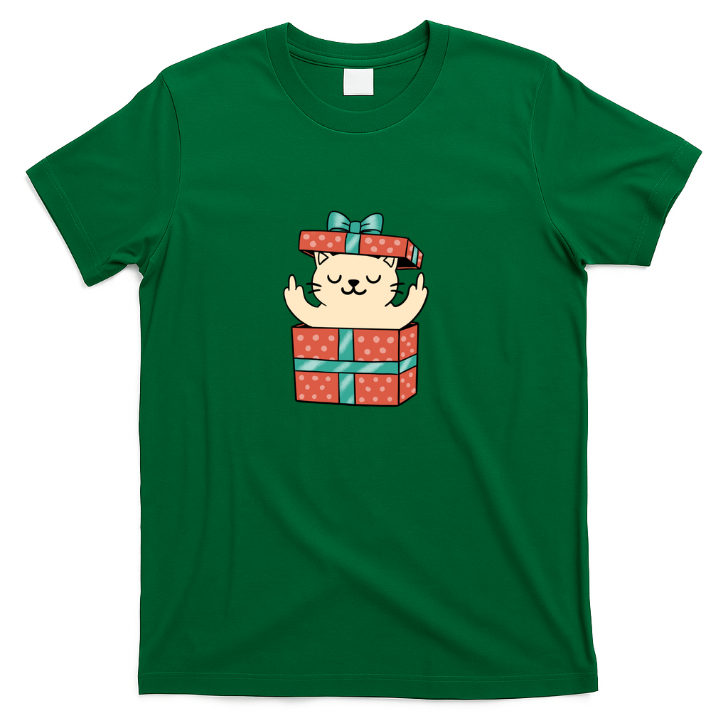Cat Gift Box - Green