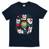 Cats Gone Christmas - Funny White Kittens - Navy