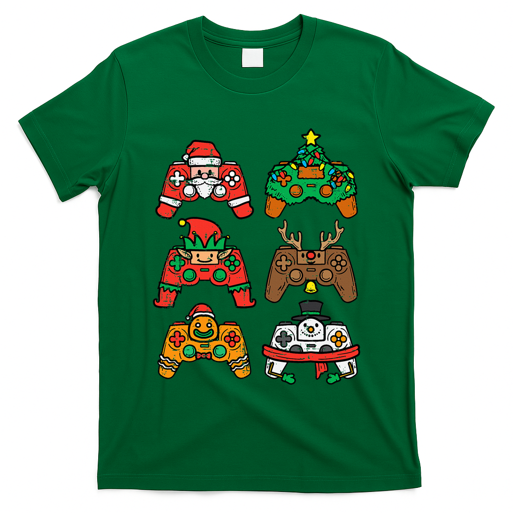 Christmas Gamer Controller Xmas Gaming  T-Shirt