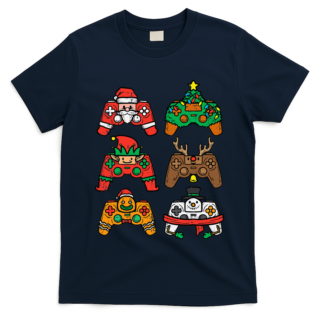 Christmas Gamer Controller Xmas Gaming  T-Shirt