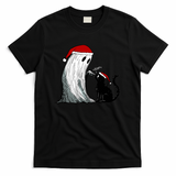 Christmas Ghost Doing A Boop - Black