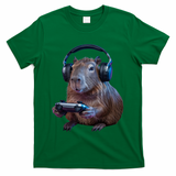 Capybara Gaming - Funny Gamer Capybara  T-Shirt