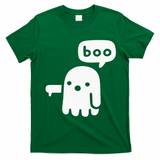 Chunky Ghost Of Disapproval Boo Halloween T-Shirt - Irish Green