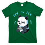 Cute Gaming Panda Pew Video Game Computer Player T-Shirt