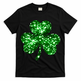 Cute Glittery St Patrick's Day Shamrock T-Shirt