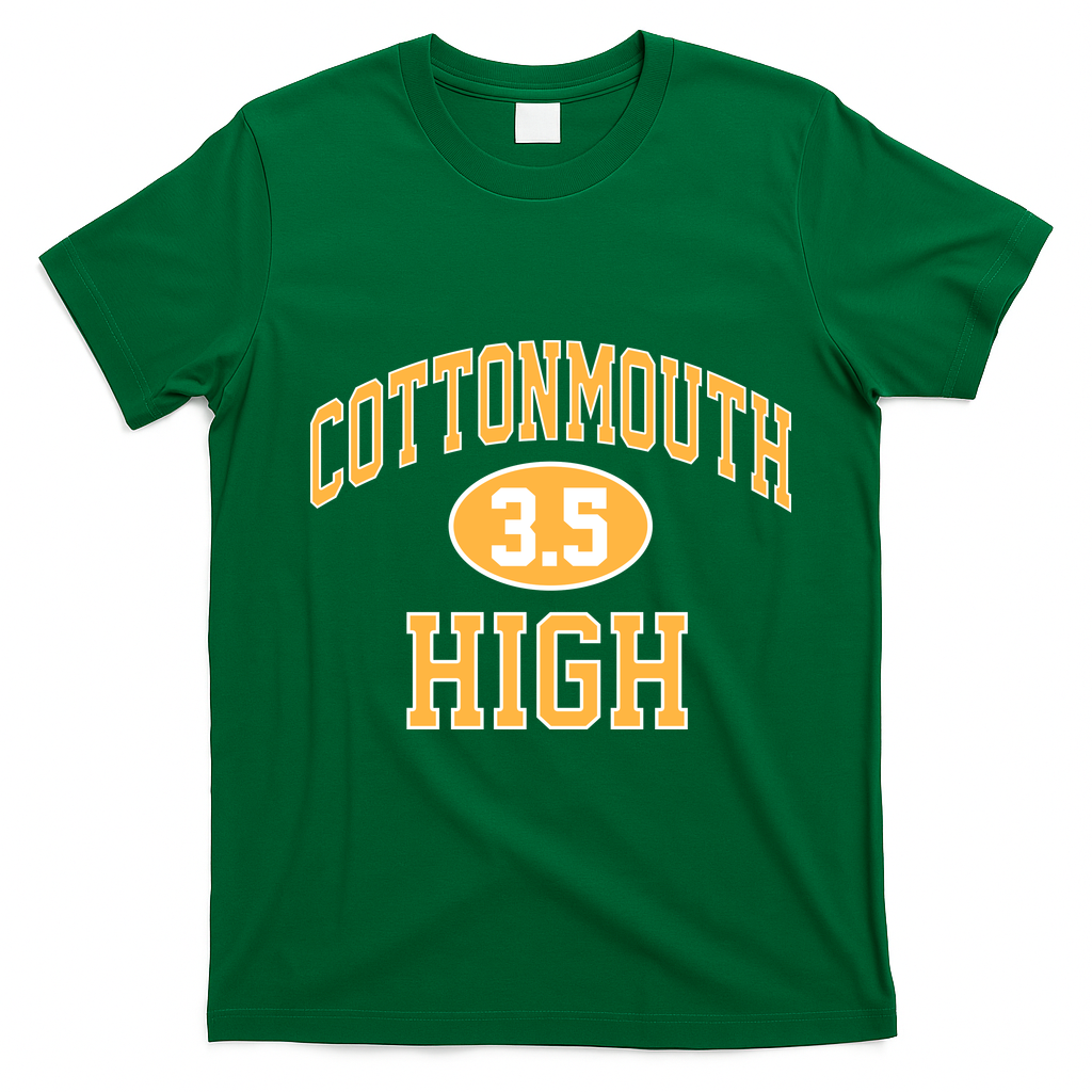 Cottonmouth High T-Shirt - Irish Green