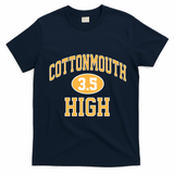Cottonmouth High T-Shirt - Navy Blue