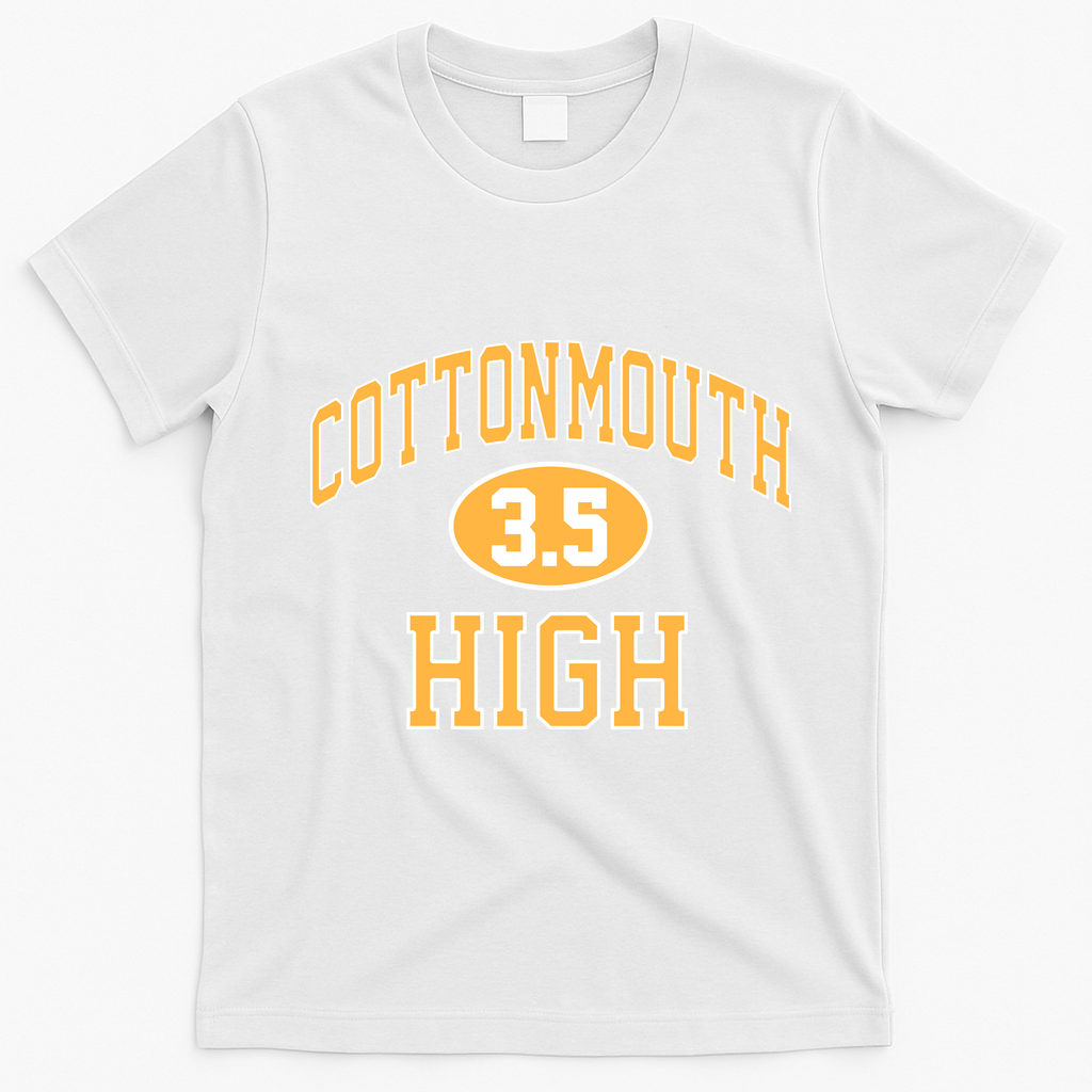 Cottonmouth High T-Shirt - White