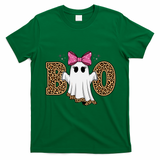 Cute Halloween Boo Ghost Vibes Spooky Season T-Shirt - Irish Green