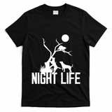 Coon Hound Hunting Night Life Hunting Dog Coon Hunting Funny Gift T-Shirt