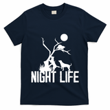 Coon Hound Hunting Night Life Hunting Dog Coon Hunting Funny Gift T-Shirt