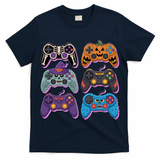 Cute Halloween Skeleton Zombie Gaming Control Gamer T-Shirt