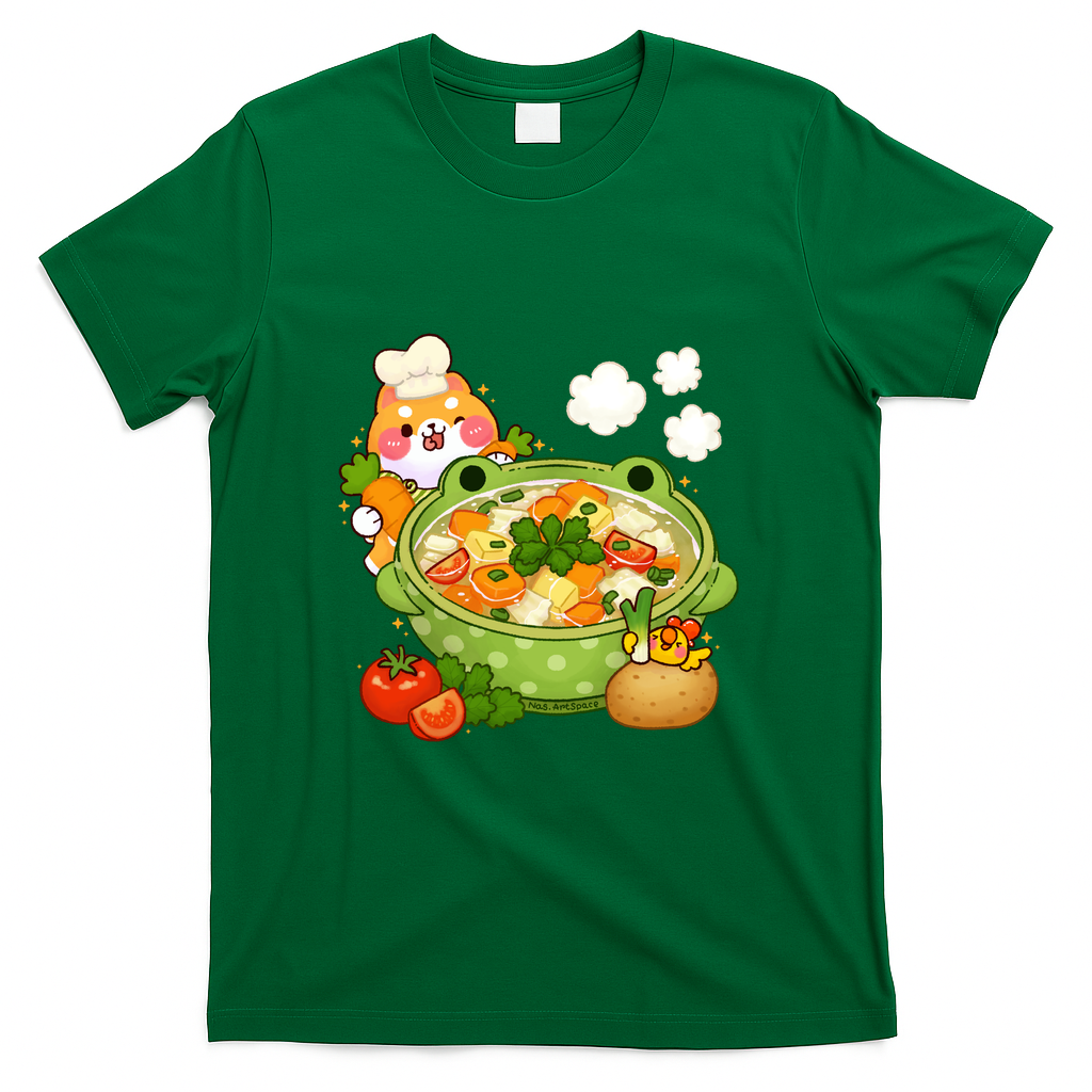 Cozy Homemade Vegetable Soup - Green