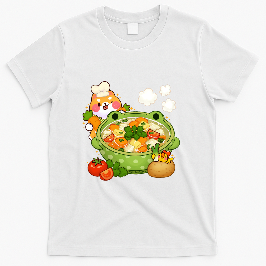 Cozy Homemade Vegetable Soup - White