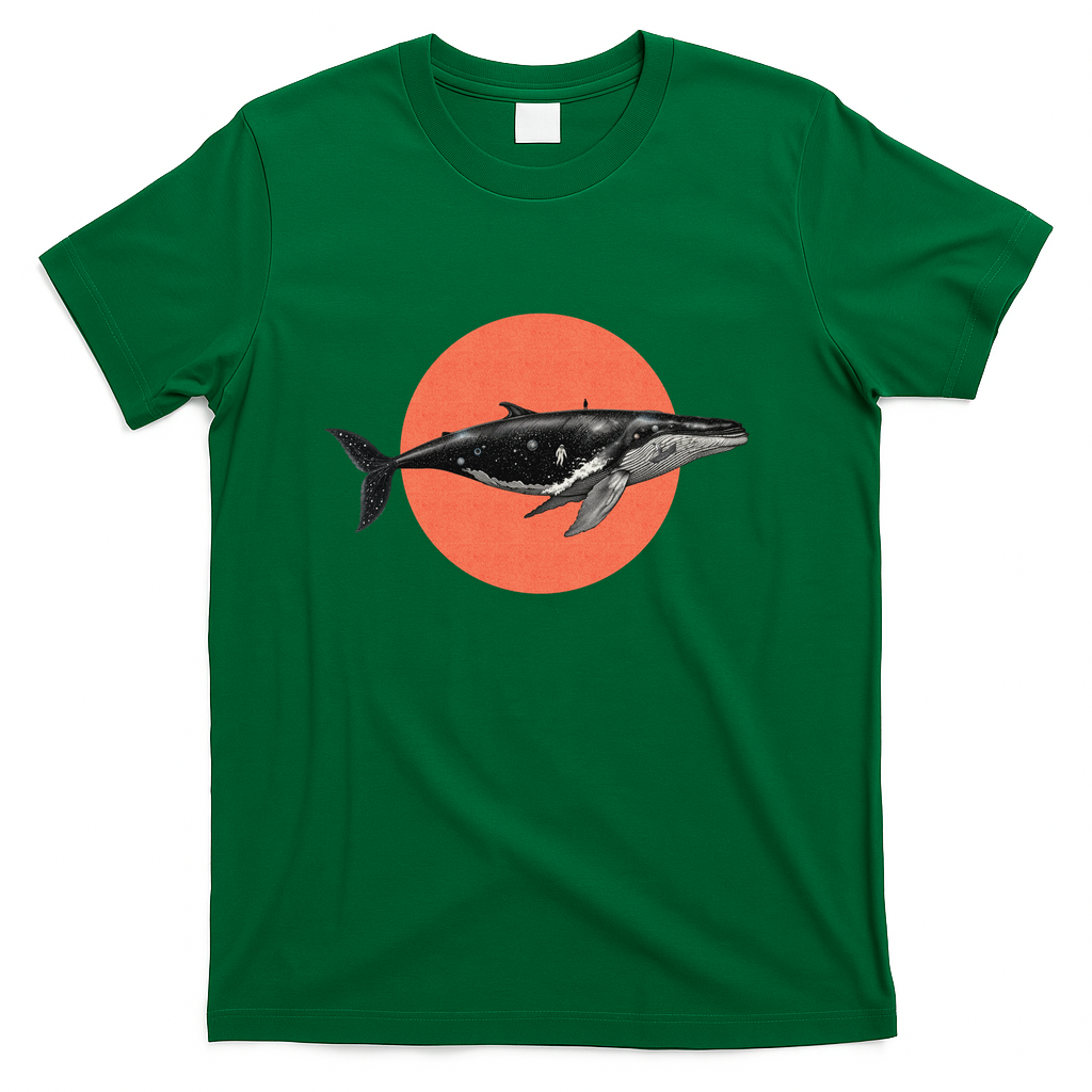 Celestial Humpback Whale - Green