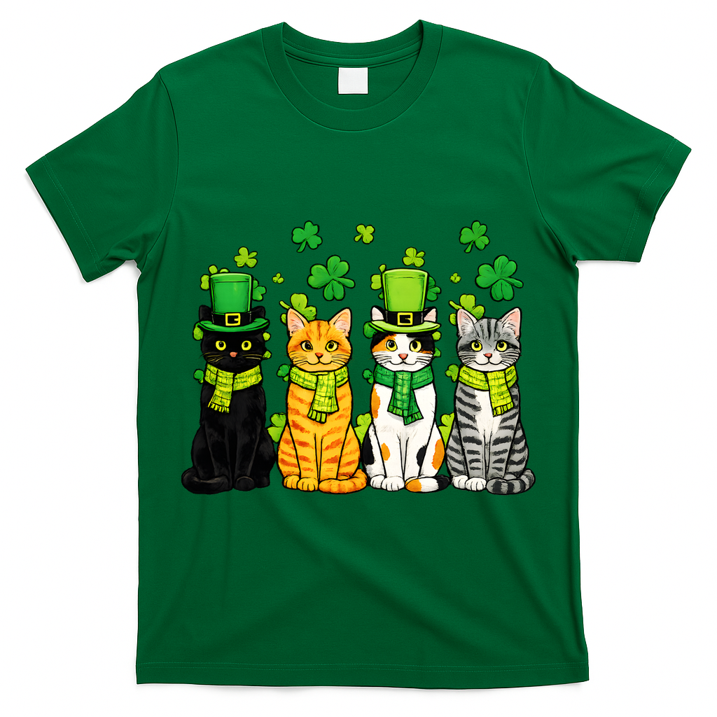 Cute Irish Cats & Kittens T-Shirt