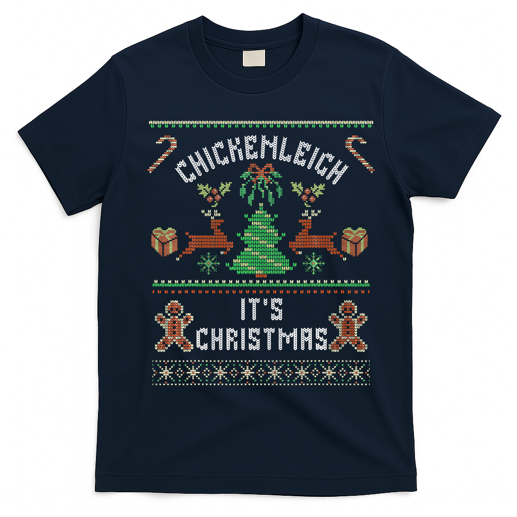 Chickenleigh ItS Christmas T-Shirt - Navy Blue