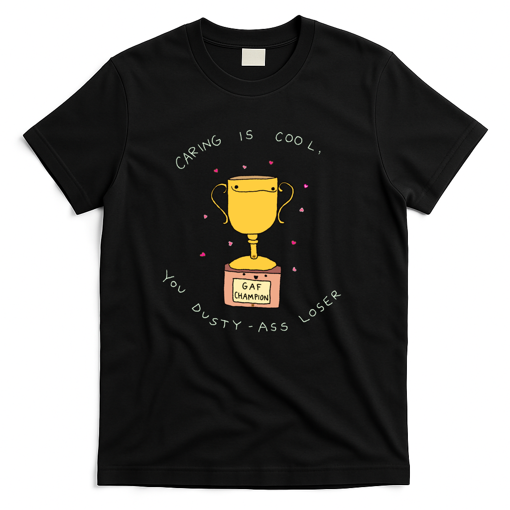 caring is cool - Black