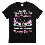 Cool Ice Hockey Design For Girl Mom Wo Ice Hockey Player T-Shirt - Black