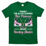 Cool Ice Hockey Design For Girl Mom Wo Ice Hockey Player T-Shirt - Irish Green