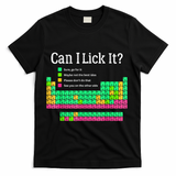 Can I Lick It Periodic Table Teacher T-Shirt - Black