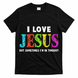 Cute I Love Jesus Christian Faith Gifts T-Shirt