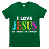 Cute I Love Jesus Christian Faith Gifts T-Shirt