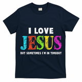 Cute I Love Jesus Christian Faith Gifts T-Shirt