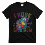 Cute I ROCK THE SPECTRUM Autism Awareness Mommy Respect T-Shirt
