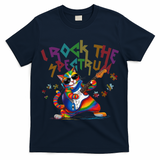 Cute I ROCK THE SPECTRUM Autism Awareness Support Love T-Shirt