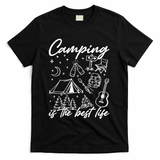 Camping Is The Best Life T-Shirt - Black