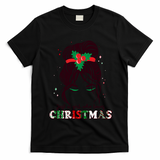 Cute Just A Girl Who Loves Christmas T-Shirt - Black