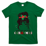 Cute Just A Girl Who Loves Christmas T-Shirt - Irish Green