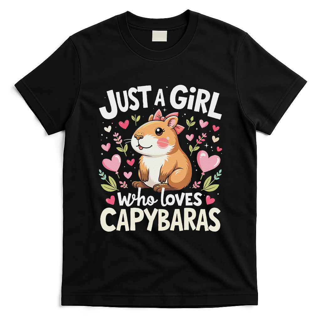 Capybara Just A Girl Who Loves Capybara Lover Boy T-Shirt
