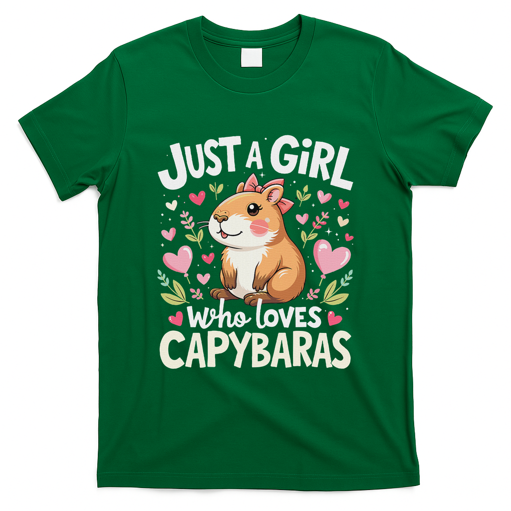 Capybara Just A Girl Who Loves Capybara Lover Boy T-Shirt