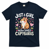 Capybara Just A Girl Who Loves Capybara Lover Boy T-Shirt