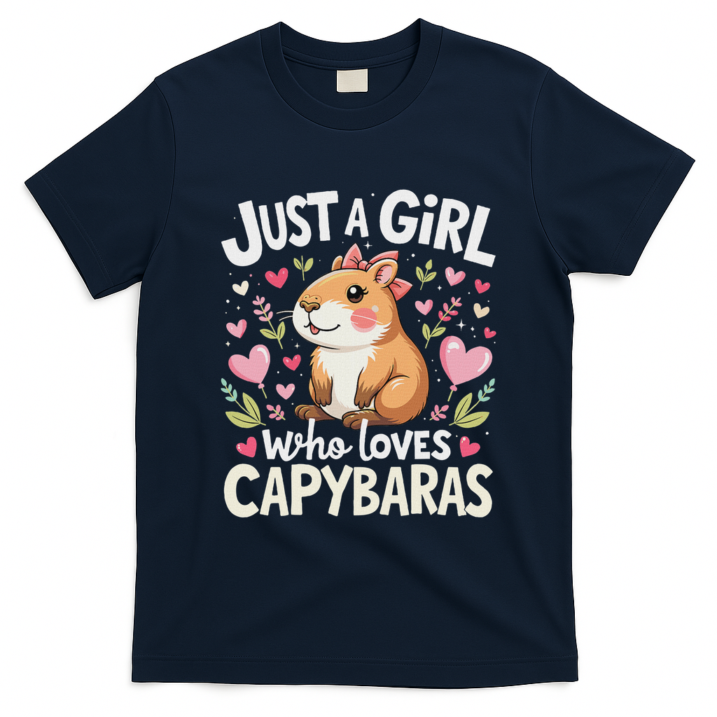 Capybara Just A Girl Who Loves Capybara Lover Boy T-Shirt