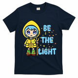 Christmas Jubilee Be The Light Luce Anime Mascot Of The 2025 Xmas Gift T-Shirt - Navy Blue