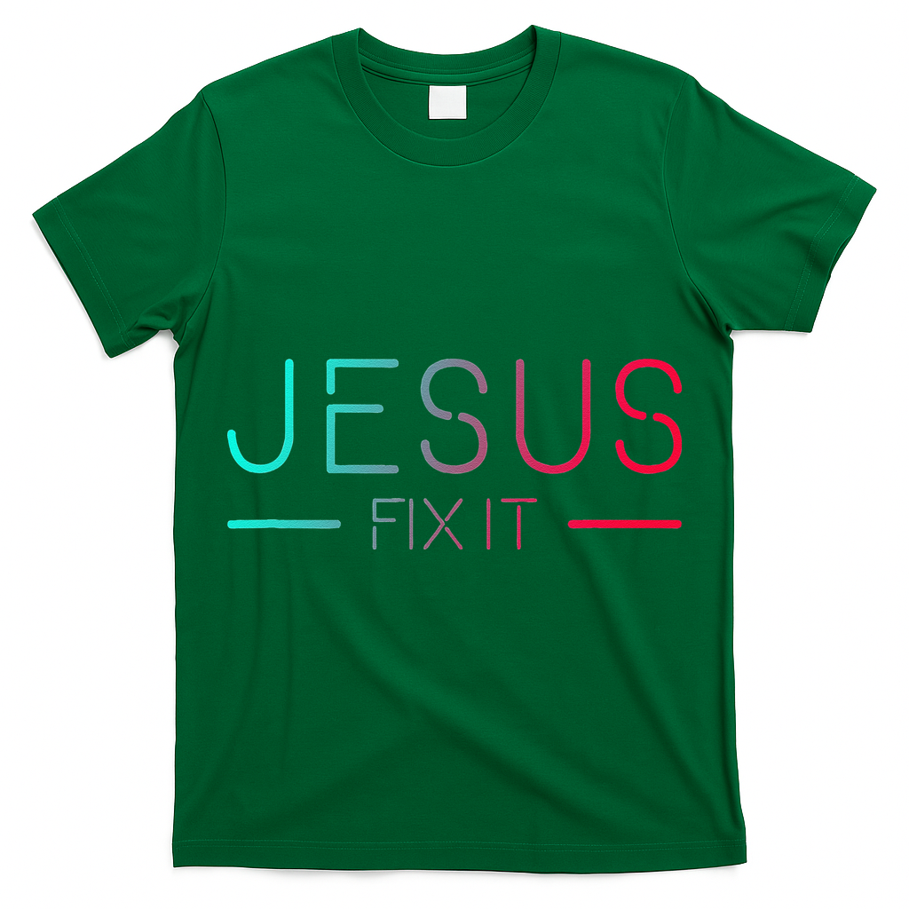 Christian Jesus Fix It Faith Filled T-Shirt