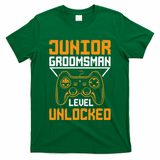 Cute Junior Groomsman Gaming Wedding Party Jr Gift T-Shirt