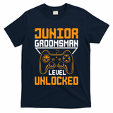 Cute Junior Groomsman Gaming Wedding Party Jr Gift T-Shirt