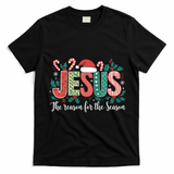 Christian Jesus The Reason Xmas Holiday Season Christmas T-Shirt - Black