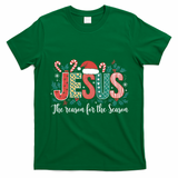 Christian Jesus The Reason Xmas Holiday Season Christmas T-Shirt - Irish Green