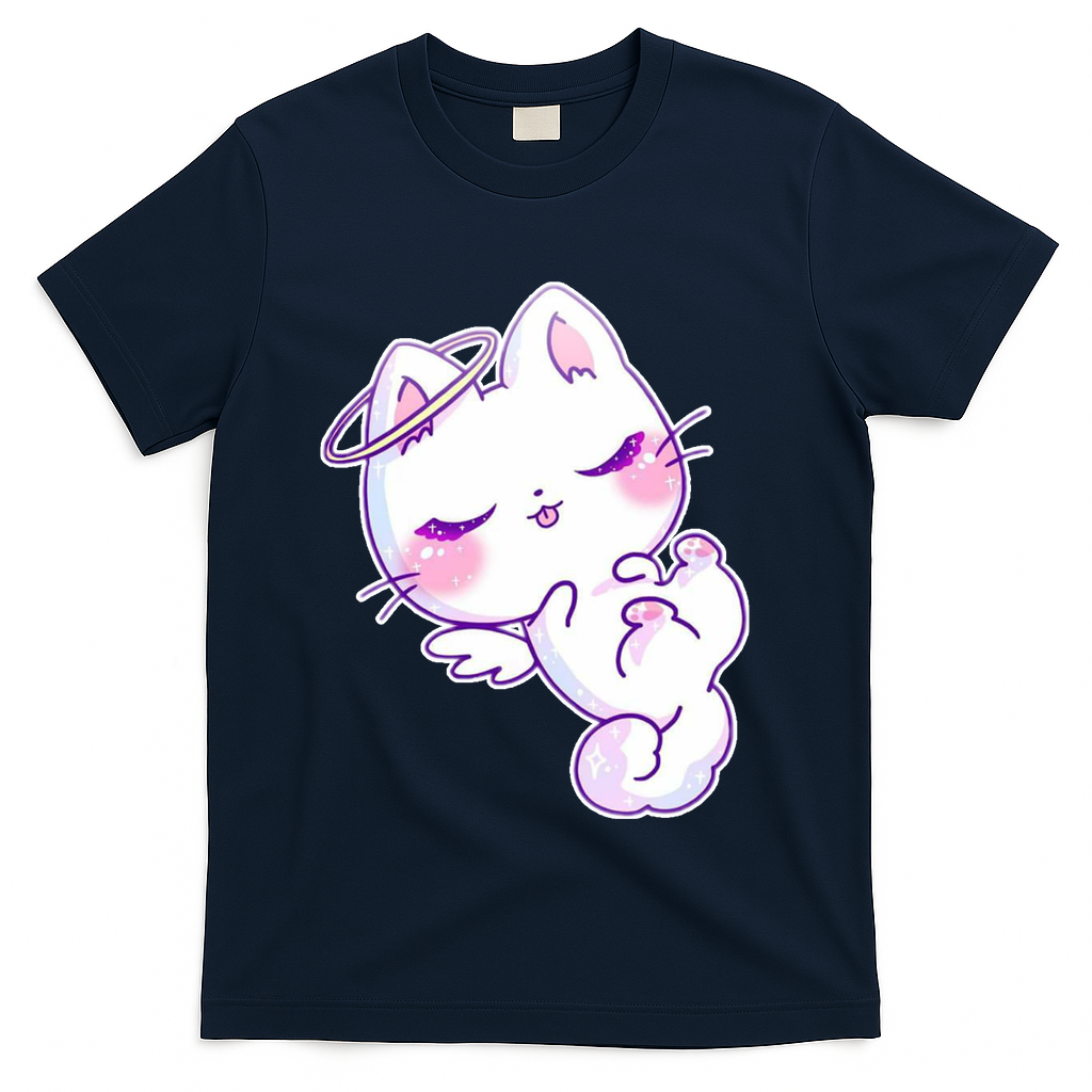 Cute Kitten Angel T-Shirt