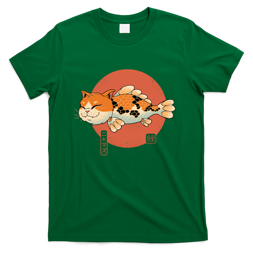 Cat Koi Fish - Green